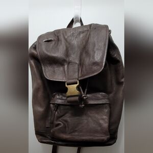 Brown Frye and Co Leather Backpack
